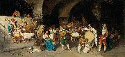 Luis Riccardo Falero Day in a tavern oil